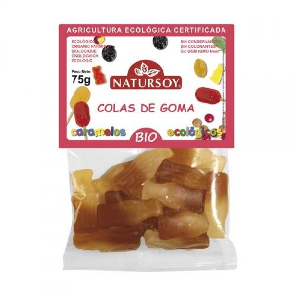 Colas de goma 75 grs natursoy